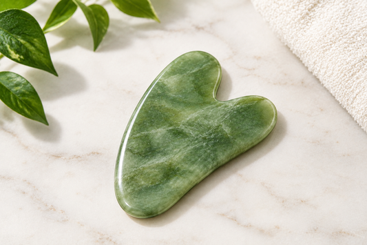 Green Jade Gua Sha Facial Massage Stone