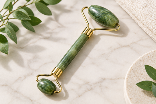 Green Jade Dual-Ended Facial Roller